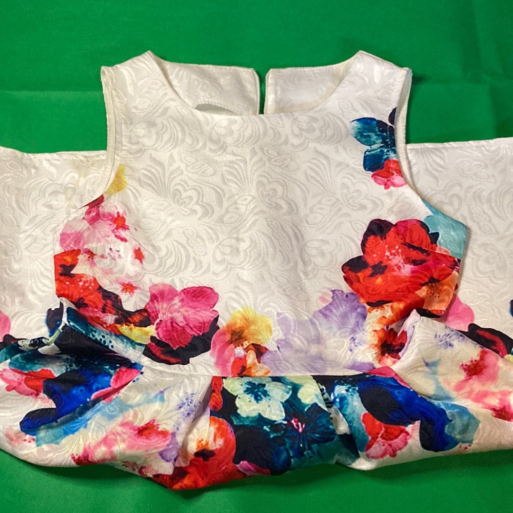 Floral colorful dress